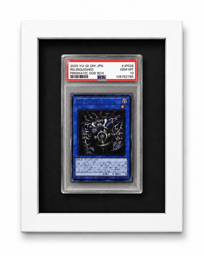 Rahmen für 1 PSA Slab Weiß - Cardframes.de