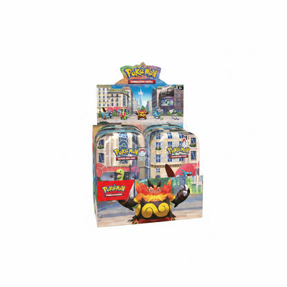 Pokémon Mini Tin Illumina City – Deutsche Mini-Tin mit 2 Boostern | Pokémon Sammelkartenspiel