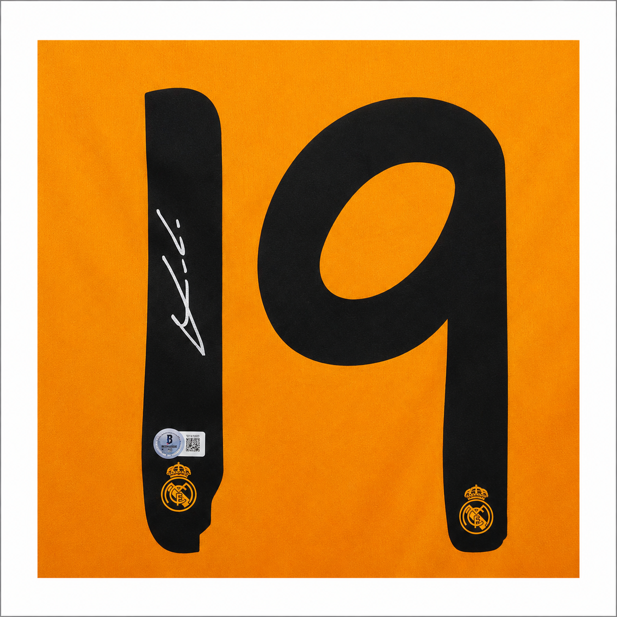 Luca Modrić Signiertes Trikot Real Madrid 2013/14 – Original Adidas Orange Auswärtstrikot mit Beckett COA - Cardframes.de