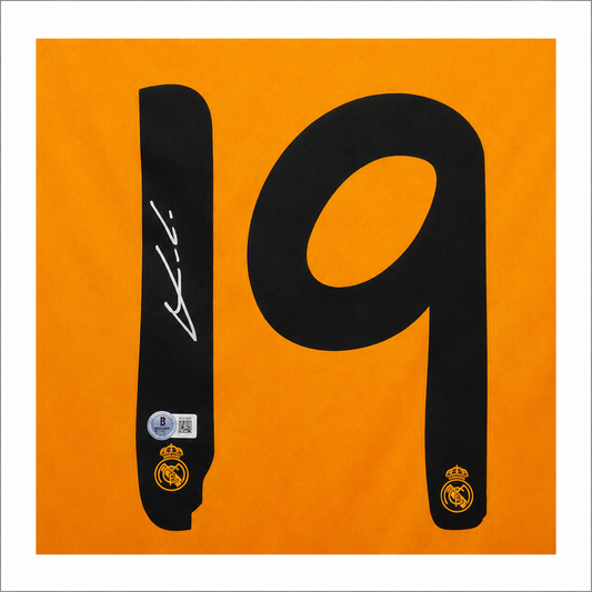 Luca Modrić Signiertes Trikot Real Madrid 2013/14 – Original Adidas Orange Auswärtstrikot mit Beckett COA - Cardframes.de