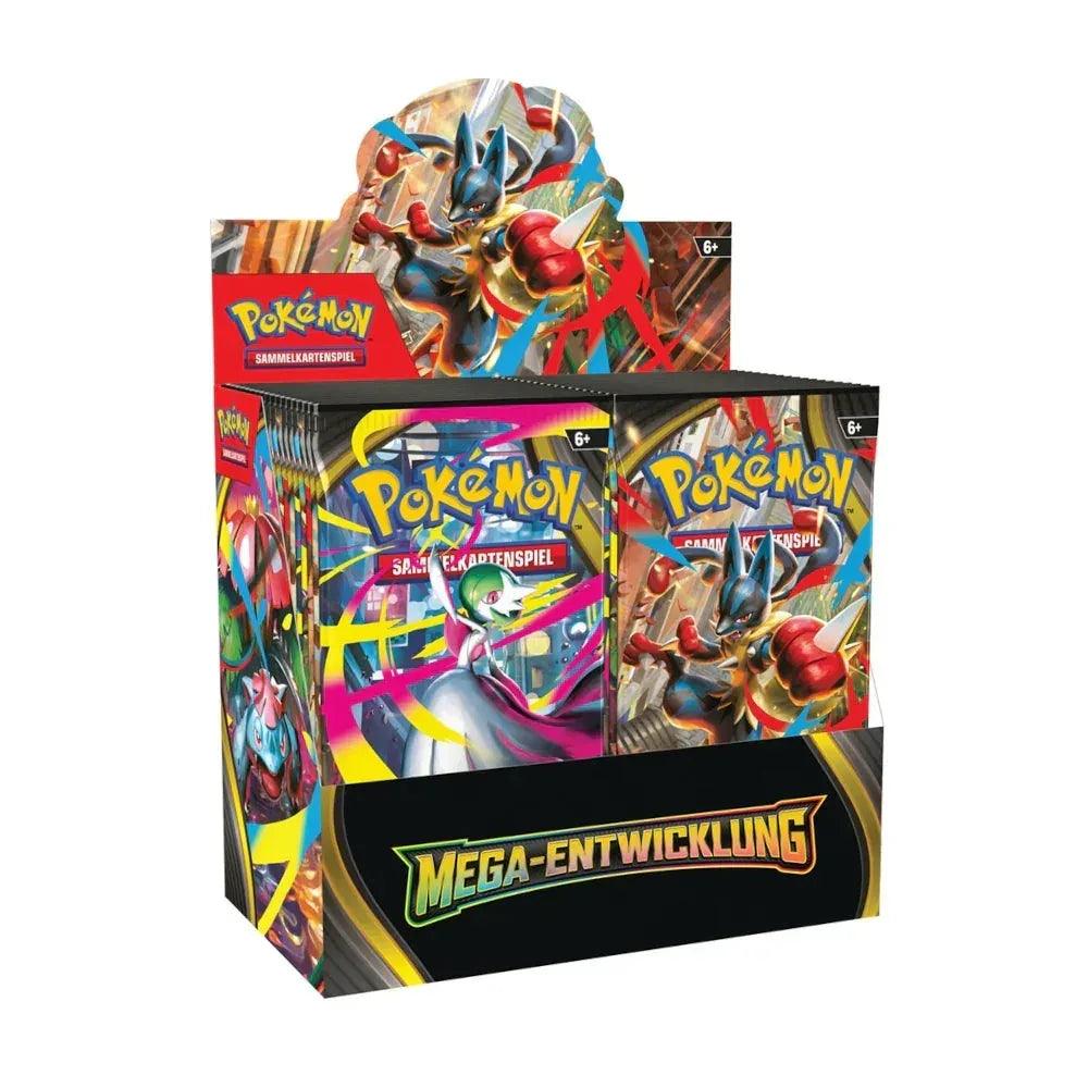 Pokémon Display - Mega-Entwicklung ME01 36er Booster DE - Cardframes.de