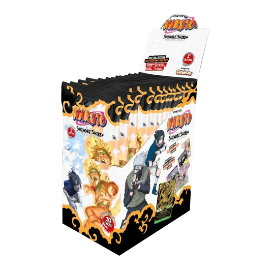 Naruto Mythos TCG Shinobi Shiren Set 2 Booster Display EN, Verpackung mit 24 Boostern