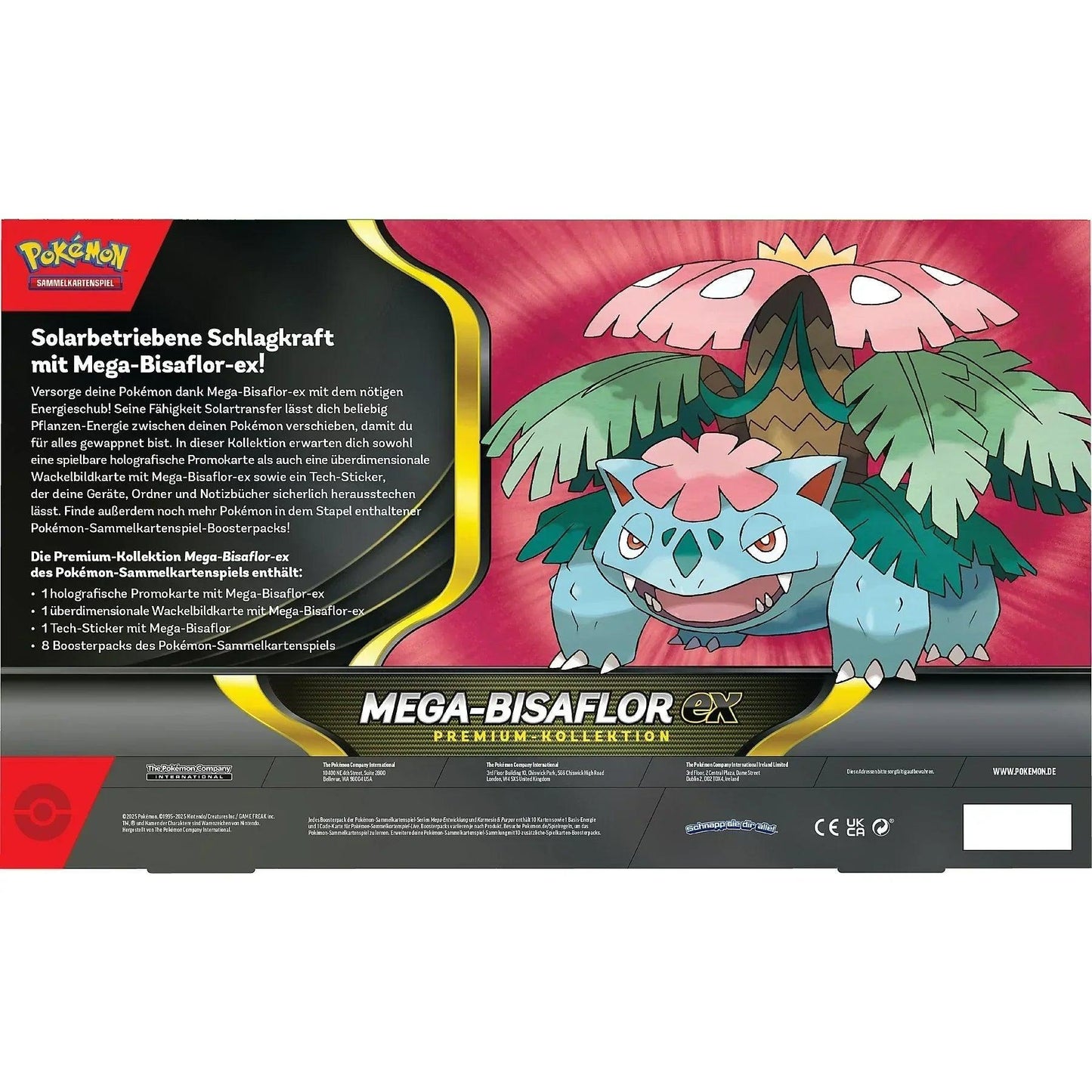 Pokémon Mega Bisaflor ex - Premium Kollektion - Cardframes.de