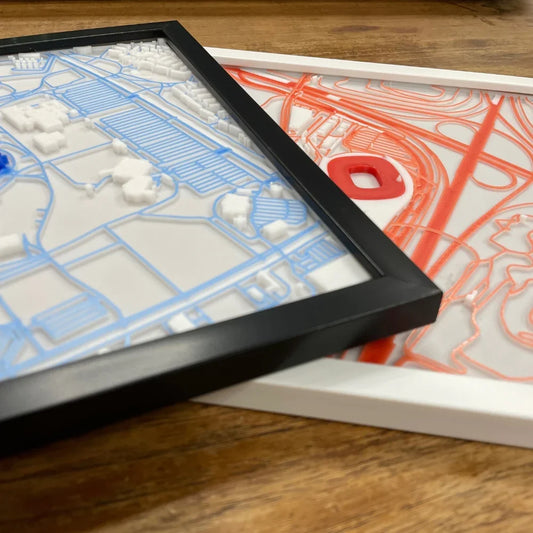 Schalke 04 3D Wandbild Arena - Cardframes.de