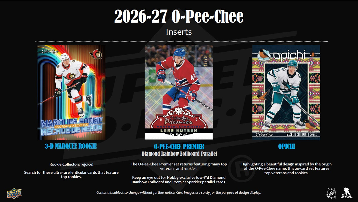 O-Pee-Chee 2026-27 – Retro Variation