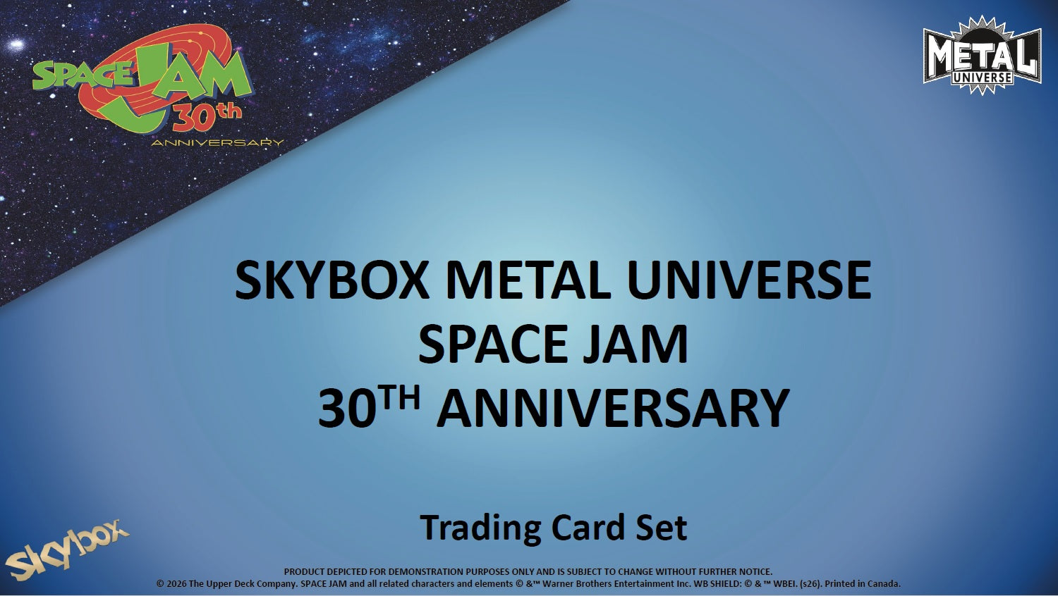 Skybox Metal Universe Space Jam 30th Anniversary Hobby Box