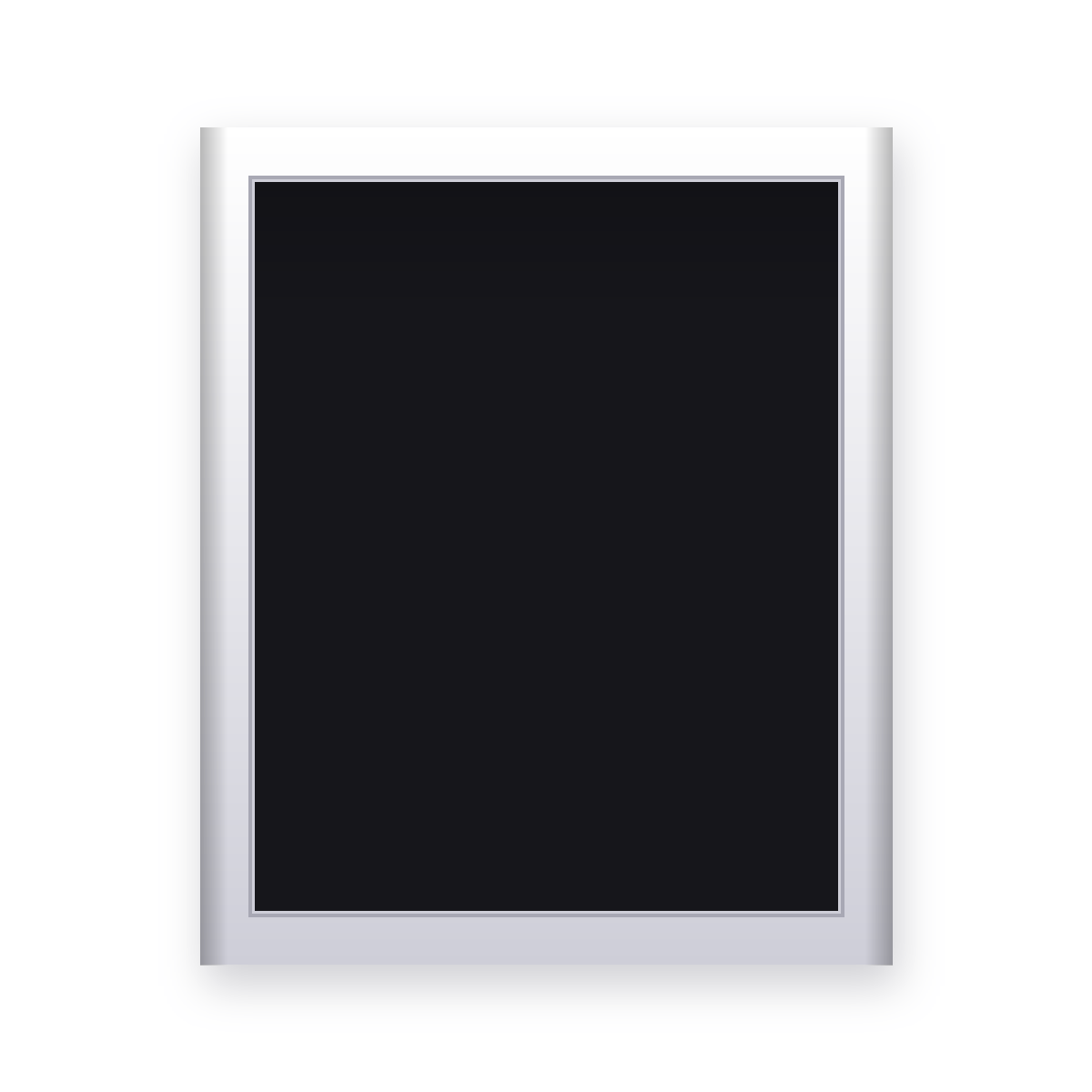 Sammelkartenrahmen 40 × 50 cm in Weiß