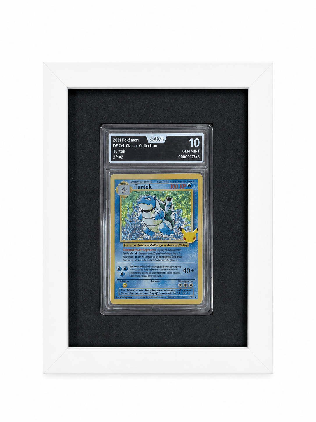 AOG Slab Rahmen für 1 Slab Weiß – Graded Card Display kaufen